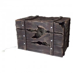 Coffre pirate sonore lumineux 48x31x30cm
