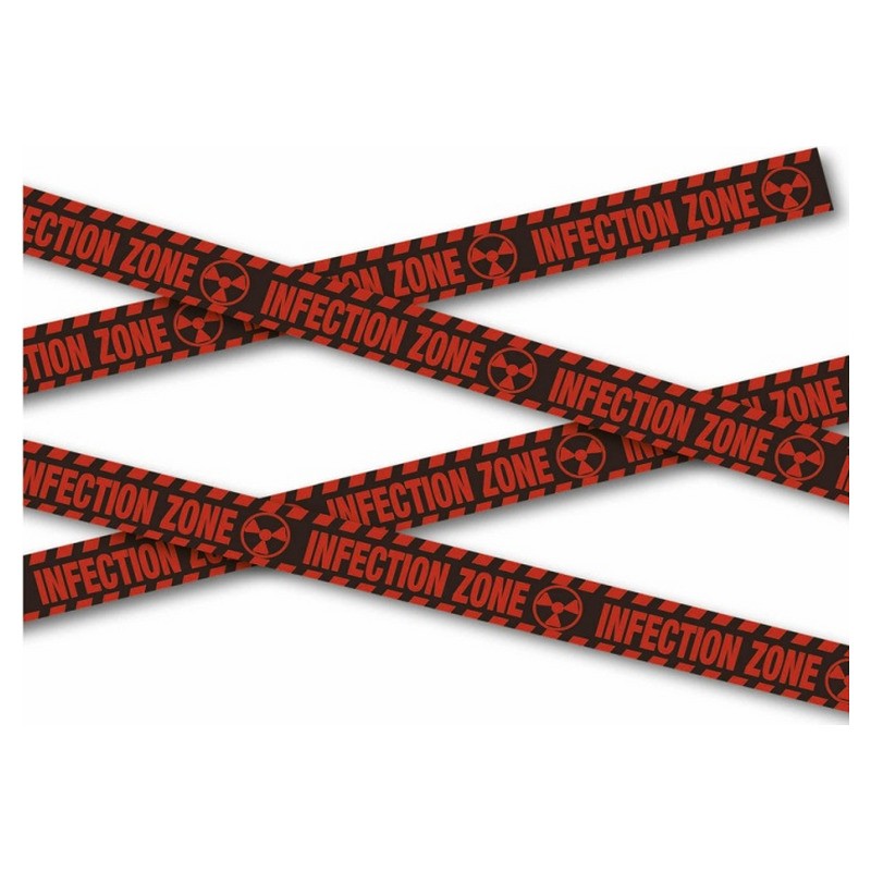 Cordon de sécurité "Infection zone" 6m x 6cm