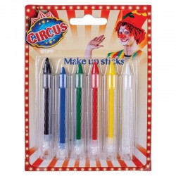 Lot de 6 crayons de maquillage 9 cm