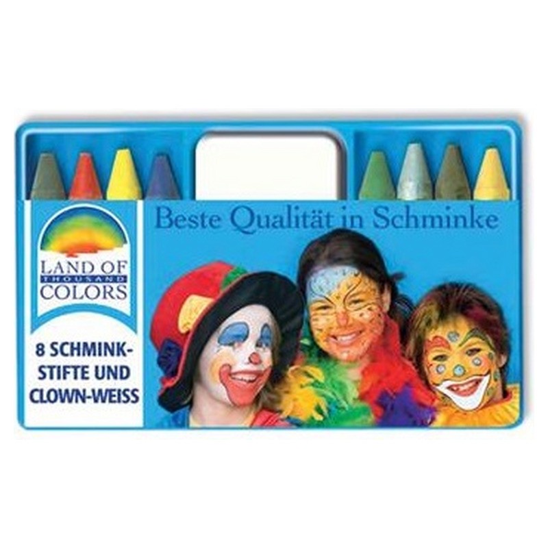Set de maquillage clown 12 pièces