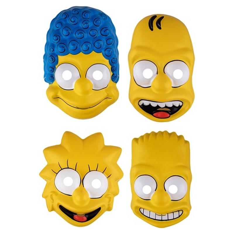 Masque coque humour cartoon jaune adulte