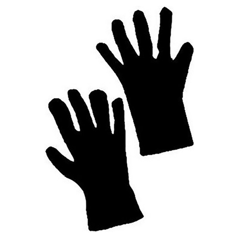 Paire de gants noir 21cm
