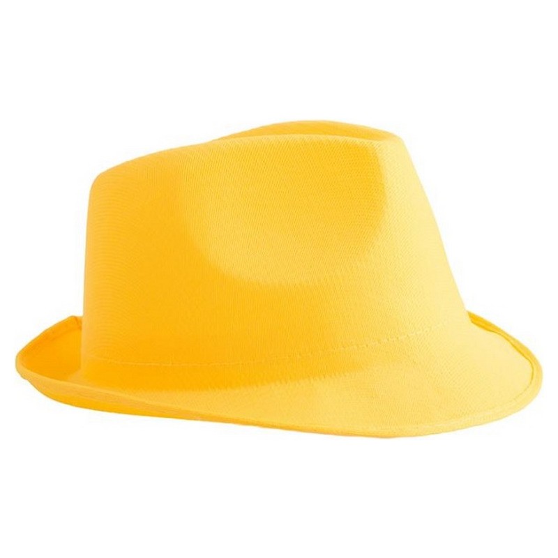Chapeau tribly event jaune fluo adulte