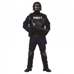 Déguisement de policier SWAT 5 pièces homme taille L/XL