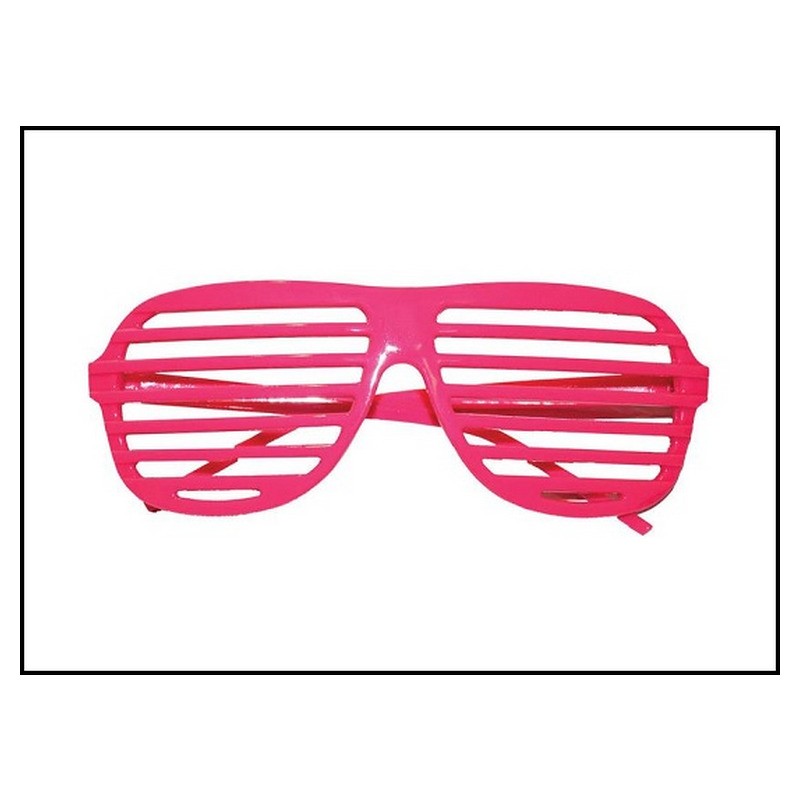 Lunettes store fluo néon fuchsia