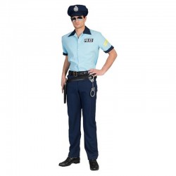 Déguisement policier Peter 4 pièces homme taille L/XL
