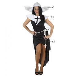 Déguisement de religieuse sexy 4 pièces femme taille XS/S