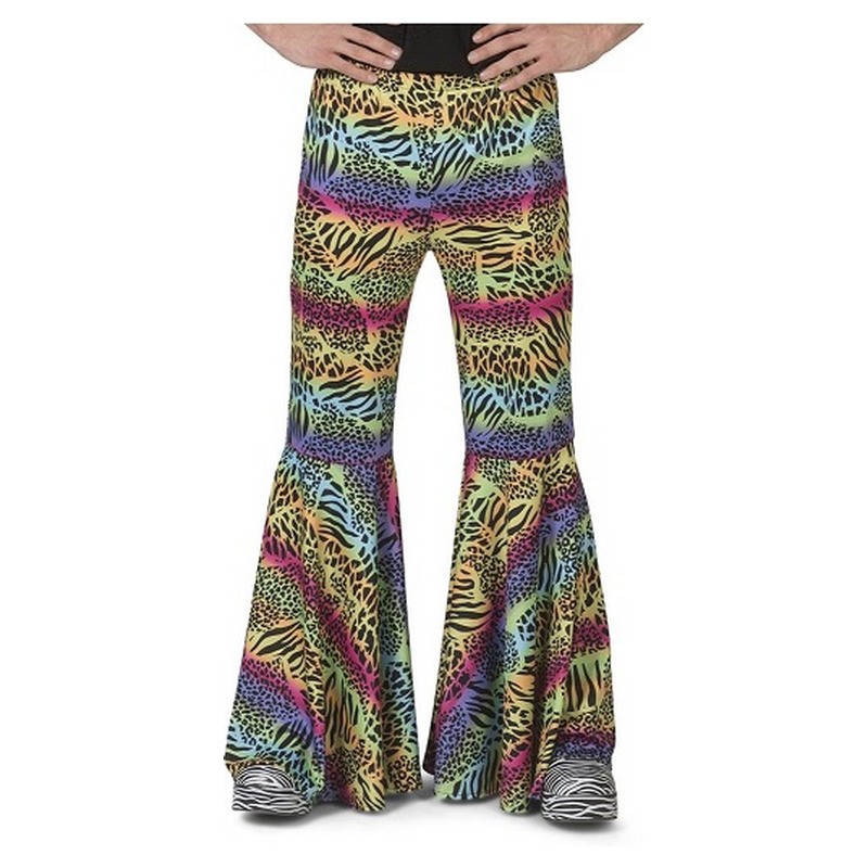 Pantalon pattes d'éléphant multicolore homme taille XL/XXL