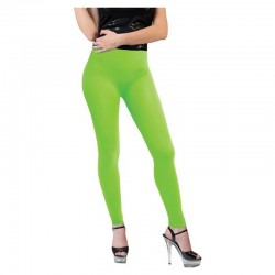 Pantalon legging fluo vert adulte