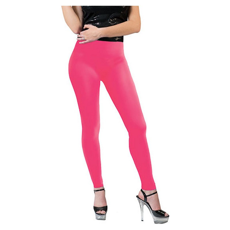 Pantalon legging fluo rose