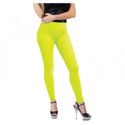 Pantalon legging fluo jaune