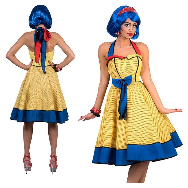 Robe pop art femme taille XL