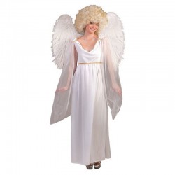 Robe d'ange avec finitions dorées femme taille S/M