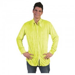 Chemise flashy jaune homme taille M/L