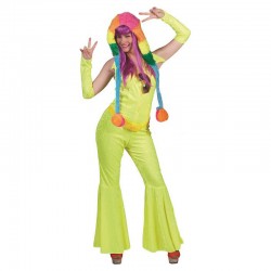 Combinaison flashy jaune femme taille XL
