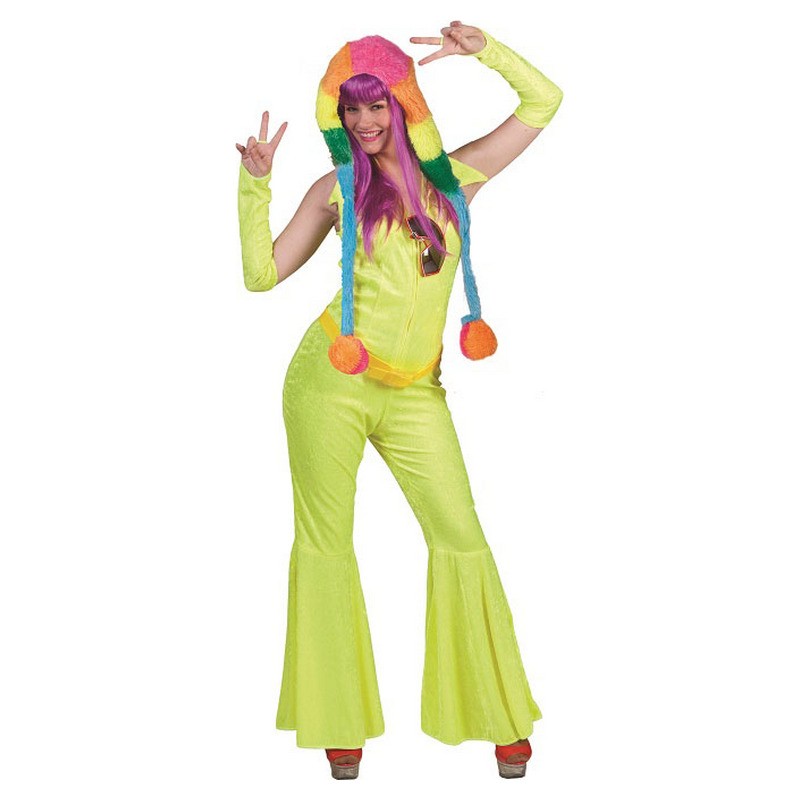 Combinaison flashy jaune femme taille XL