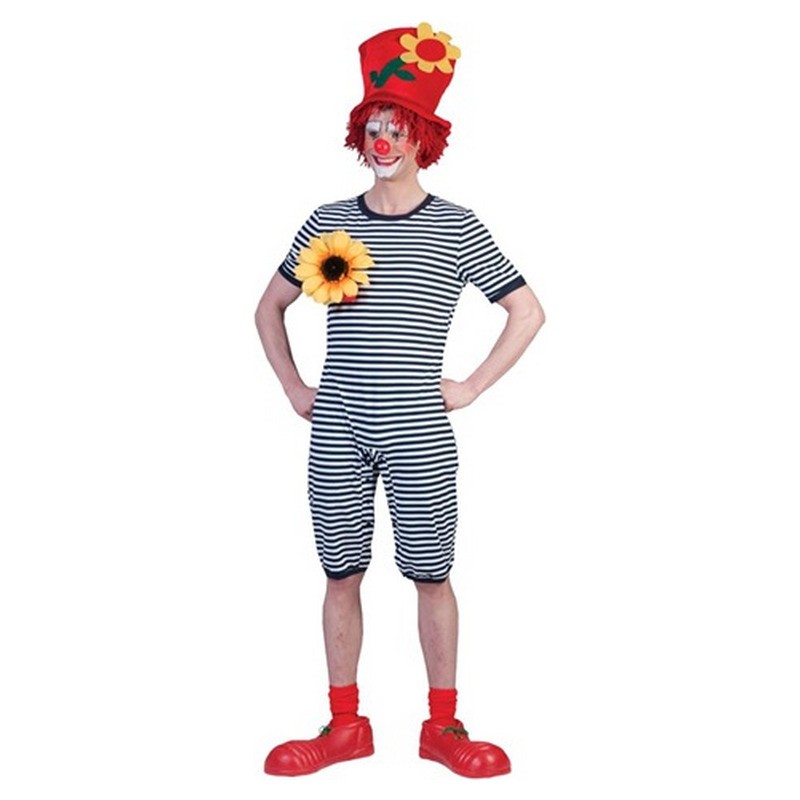 Déguisement maillot de bain clown bleu adulte unisexe taille L