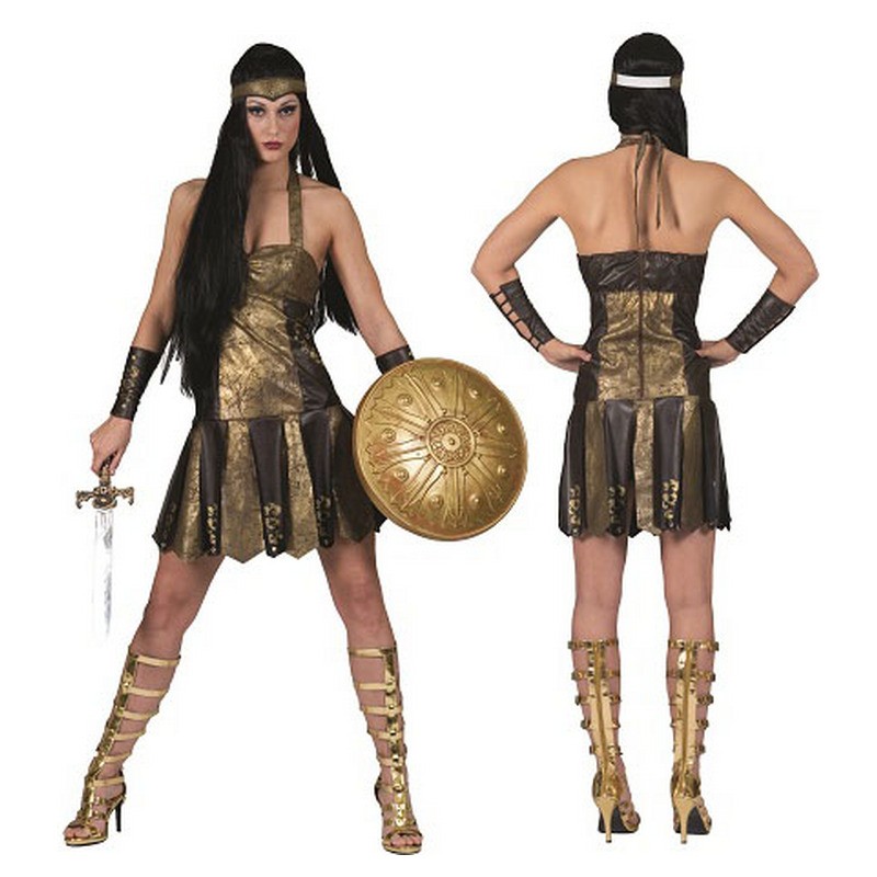 Déguisement de femme guerrière grecque/romaine taille L