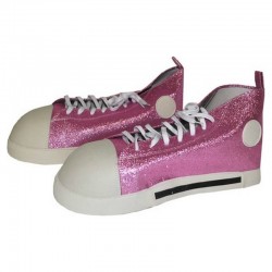 Paire de chaussures géantes rose 36 cm