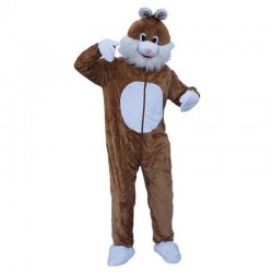 Déguisement complet de lapin brun adulte