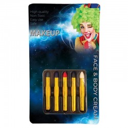 Lot de 5 crayons de maquillage 5 cm