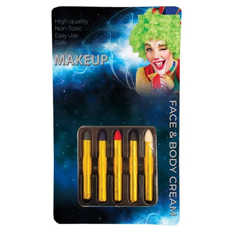 Lot de 5 crayons de maquillage 5 cm