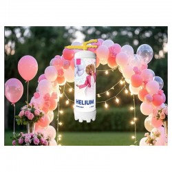 Bombonne bouteille d'hélium 2,2L pour 30 ballons