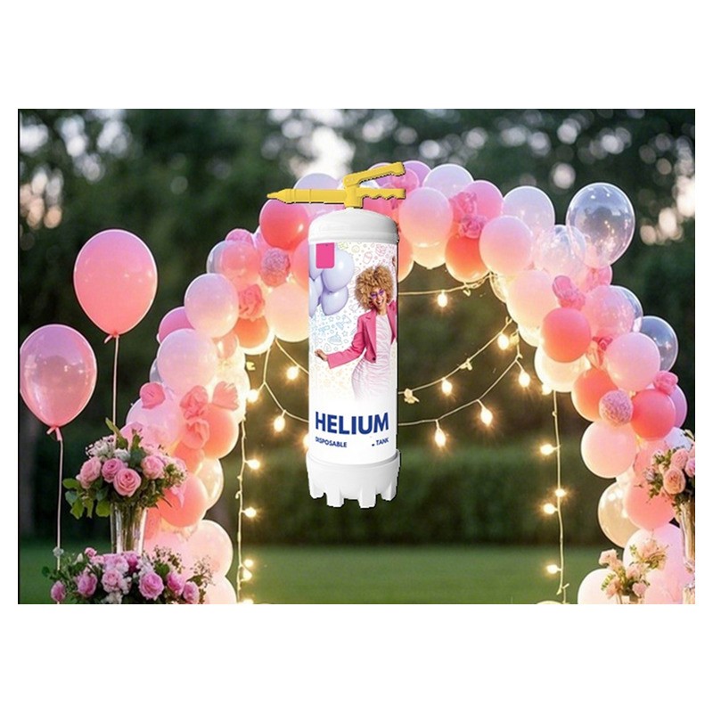 Bombonne bouteille d'hélium 2,2L pour 30 ballons