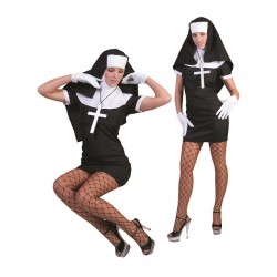Déguisement bonne sœur sexy adulte taille XL