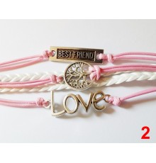 Bracelet "Infinity Love one direction" mixte