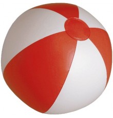 Ballon "Portobello" blanc rouge