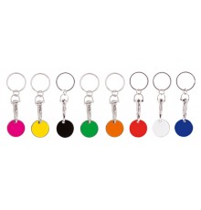 Porte-Clés Monnaie Euromarket de Différentes Couleurs