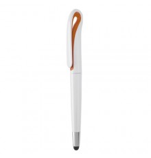 Stylet bille "Barrox" blanc / orange