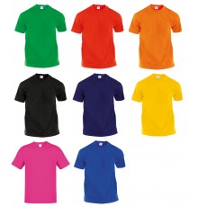 T-Shirt Adulte Couleur "Hecom" de Couleurs Différentes