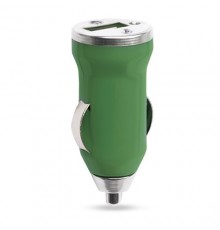 Chargeur voiture Usb "Hikal" vert