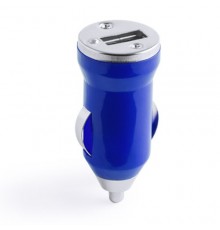 Chargeur voiture Usb "Hikal" bleu