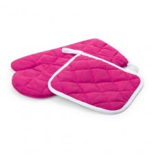 Set de Cuisine Leston de Couleur Fuchsia