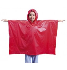 Poncho Enfant Teo Rouge