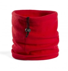 Tour de cou et bonnet "Articos" rouge