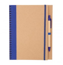 Cahier "Tunel" bleu