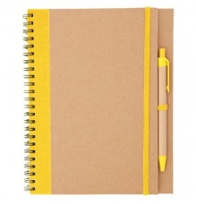 Cahier "Tunel" jaune