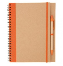 Cahier "Tunel" orange