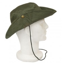 Chapeau Bob Safari de Couleur Vert Armée