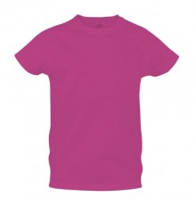 T-Shirt Enfant Tecnic Plus fucsia