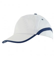 Casquette "Line" orange/blanc