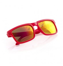 Lunettes de soleil "Bunner" rouge