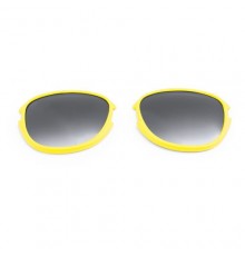 Verres lunettes jaune