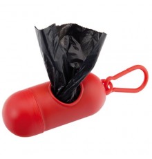 Distributeur de sacs "Yoan" rouge