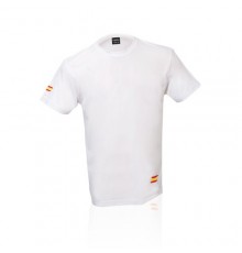 T-shirt "Tecnic Bandera" blanc