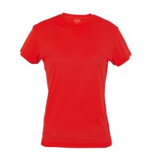 T-shirt femme tecnic plus rouge